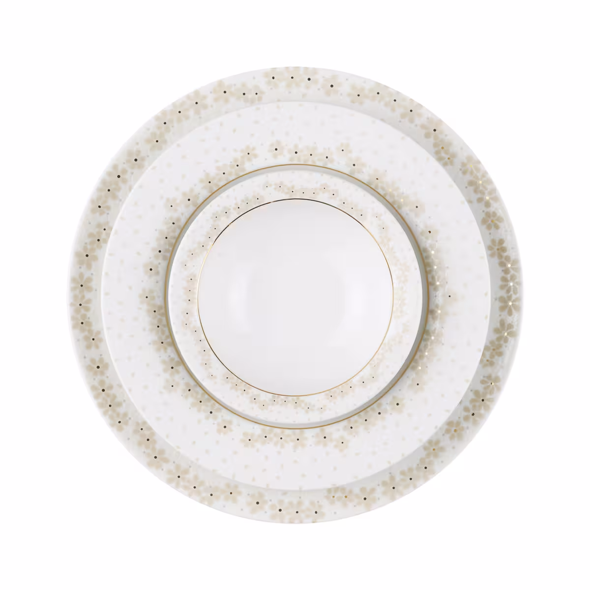 سرویس 28 پارچه 6 نفره طرح برایدال طلایی