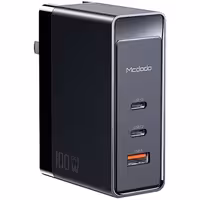 آداپتور 3 پورت فست شارژ مک دودو Mcdodo GaN 100W 3 port Fast Charge CH-8105 PRO