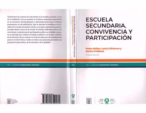 خرید و دانلود نسخه کامل کتاب Escuela secundaria, convivencia y participación