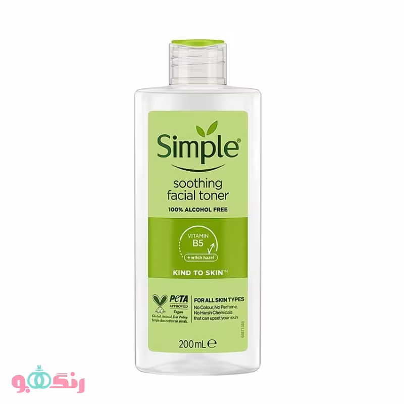 تونر مرطوب کننده سیمپل Simple مدل Soothing Facial Toner