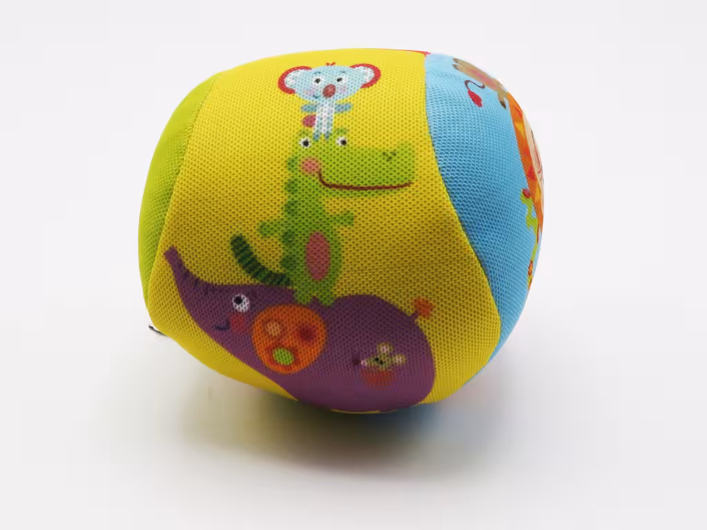 توپ نرم جغجغه ای ( پارچه ای)