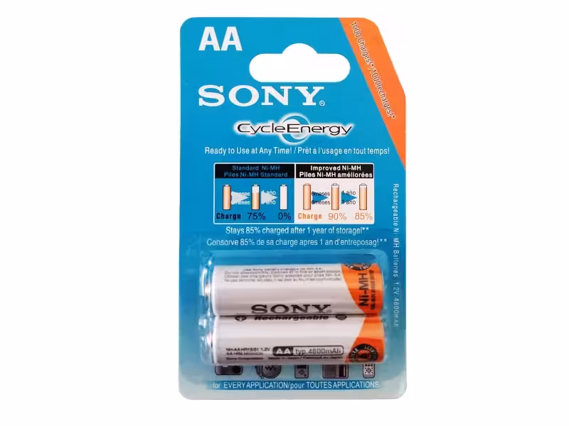 باتری قلمی قابل شارژ مدل NH-AA HR15/51 ظرفیت 4600 میلی آمپر ساعت بسته 2 عددی