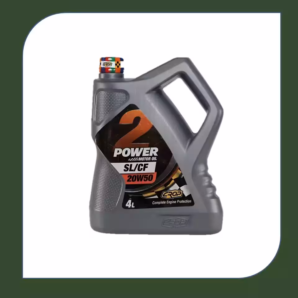 روغن موتور کراپ 20W50 power2 چهار لیتری SL -فروشگاه اینترنتی کارنوئل CARnoel