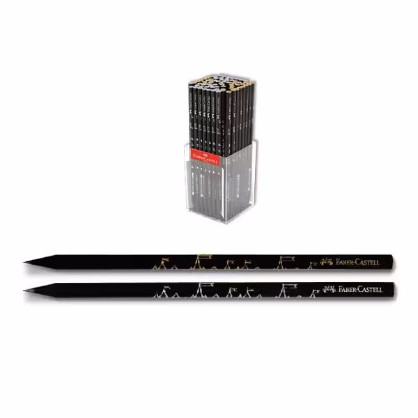 مداد مشکی فابر کاستل Faber Castell طرح قلعه HBFaber Castell HB