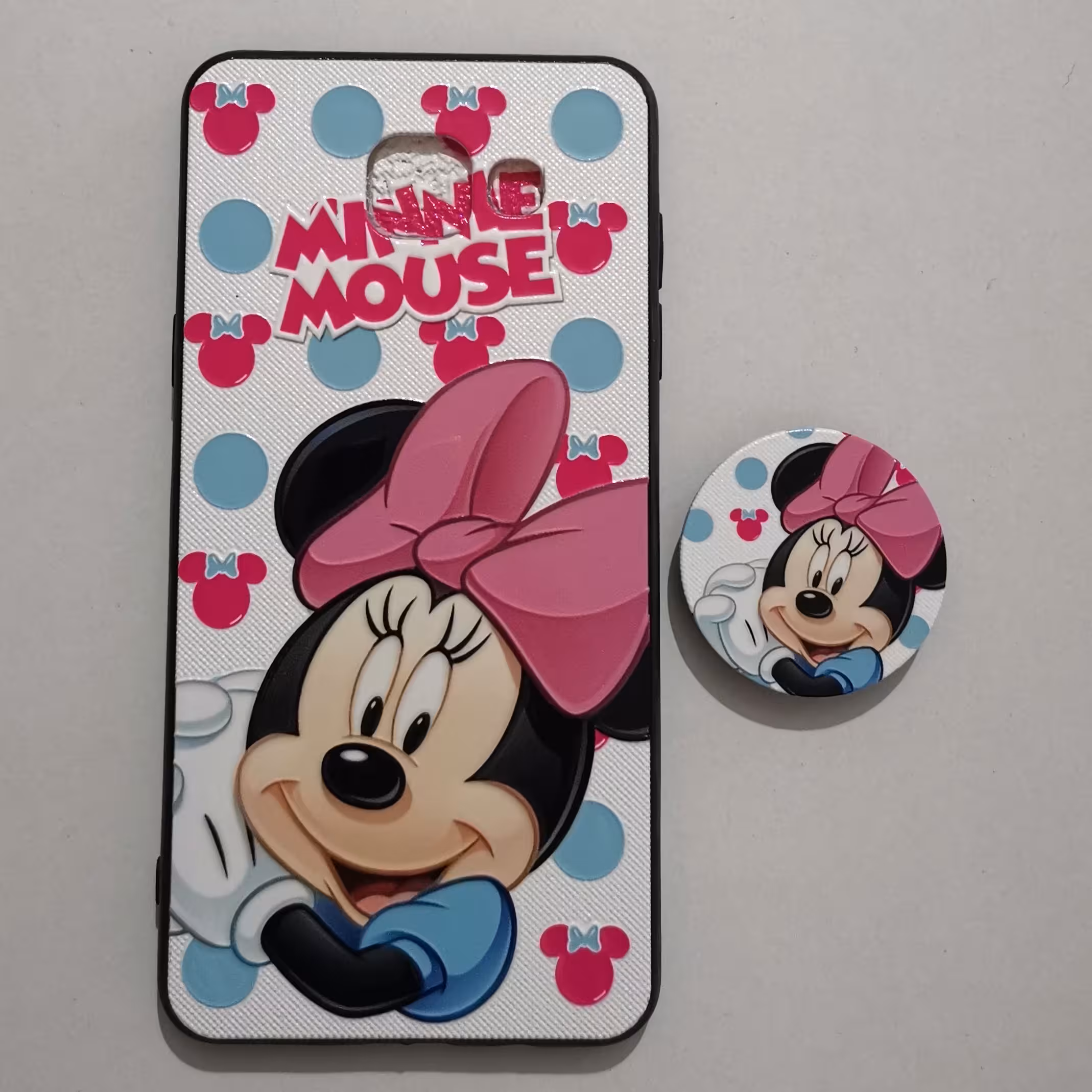 قاب طرحدار میکی موس پاپ سوکت دار گوشی سامسونگ A5 2016 یا A510 