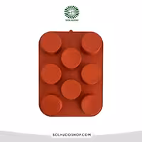 قالب سیلیکونی استوانه سوفله 8 خانه