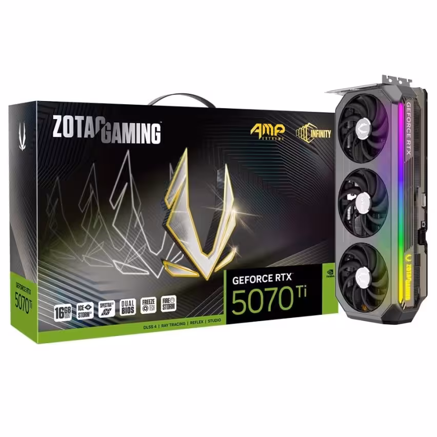 کارت گرافیک زوتک RTX 5070 TI AMP Extreme Infinity 16G