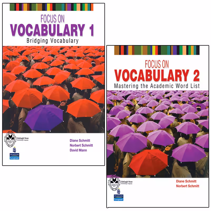 کتاب Focus On Vocabulary اثر جمعی از نویسندگان انتشارات اشتیاق نور دو جلدی