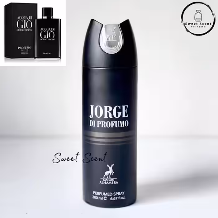 اسپری بدن رایحه ادکلن جیورجیو آرمانی آکوا دی جیو پروفومو | Giorgio Armani Acqua di Gio Profumo حجم 200 میل