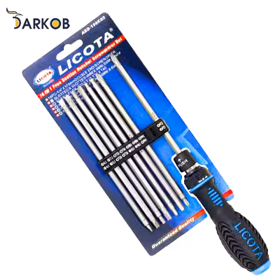 مجموعه 8 تایی پیچ گوشتی لیکوتا مدل ASD-100K02