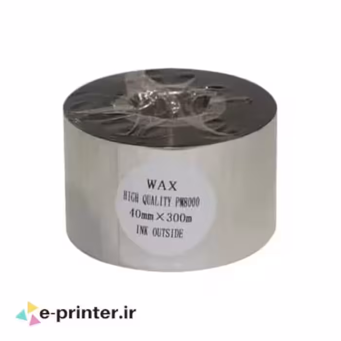 ریبون چاپ لیبل پرینتر WAX 40mm*300m