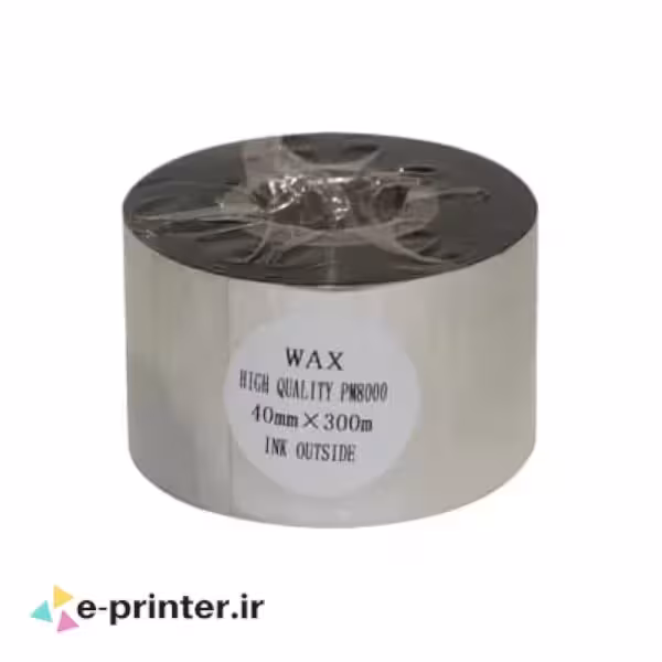ریبون چاپ لیبل پرینتر WAX 40mm*300m