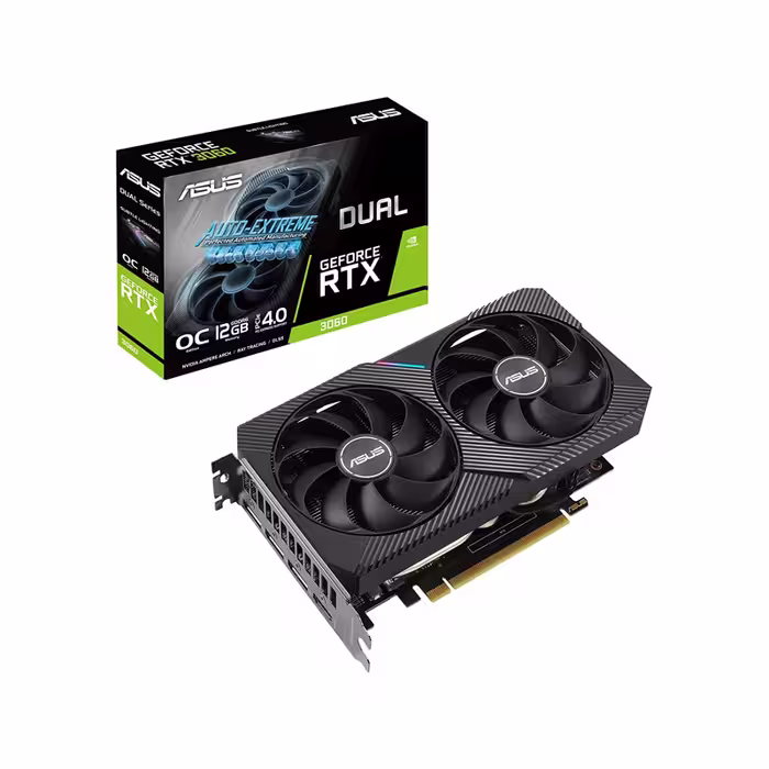 کارت گرافیک ایسوس مدل Dual GeForce RTX 3060 OC Edition 12GB