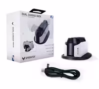 پایه شارژر دوگانه دسته بازی PS5 برند SparkFox (با آداپتور)
