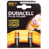 باتری نیم قلم 2 عددی  Plus Power Duracell LR03