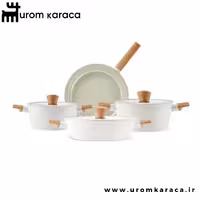 سرویس قابلمه القایی 7 پارچه کاراجا Swiss Crystal کرم