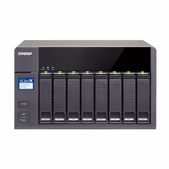 قیمت و خرید ذخيره ساز تحت شبکه کيونپ مدل TS-831X-16G | یاس ارتباط