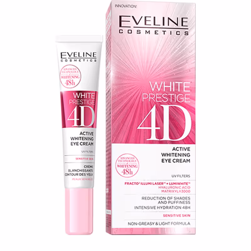 کرم دور چشم روشن کننده اولاین EVELINE WHITE PRESTIGE