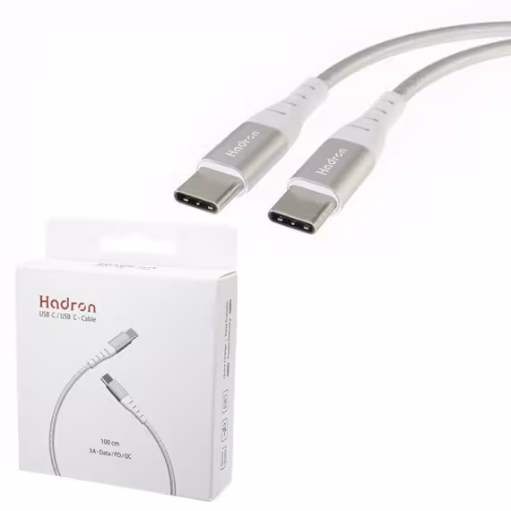 کابل شارژ و دیتا هادرون مدل HTC-C-C01 دارای پورت Type-C