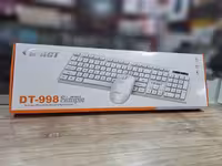 کیبورد و موس بی سیم D-NET DT-998 سفید