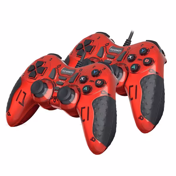 دسته بازی شوکدار حرفه ای پاناتک مدل P-G501 بسته 2 عددی