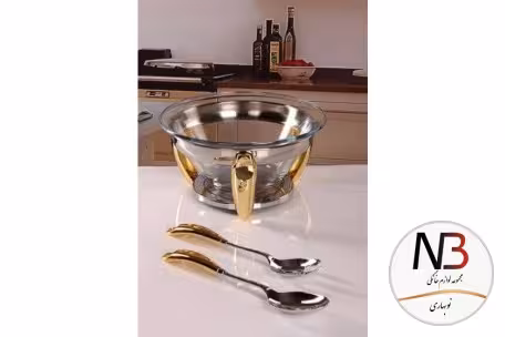 سوفله سالاد خوری پافیلی پایه طلایی مدل001 WD ریور