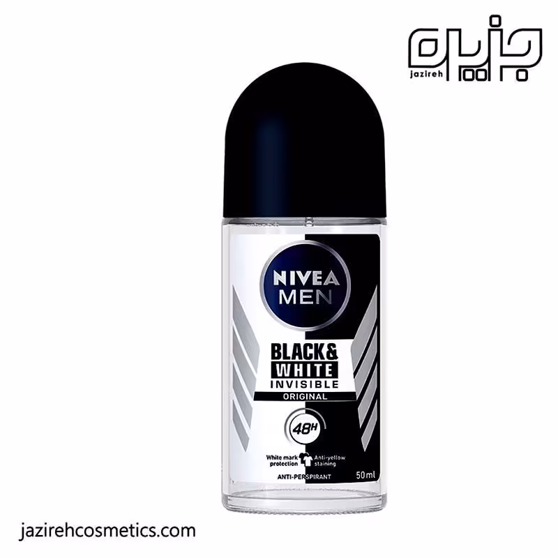 مام رول مردانه نیوآ مدل black &amp; white invisible حجم 50میل