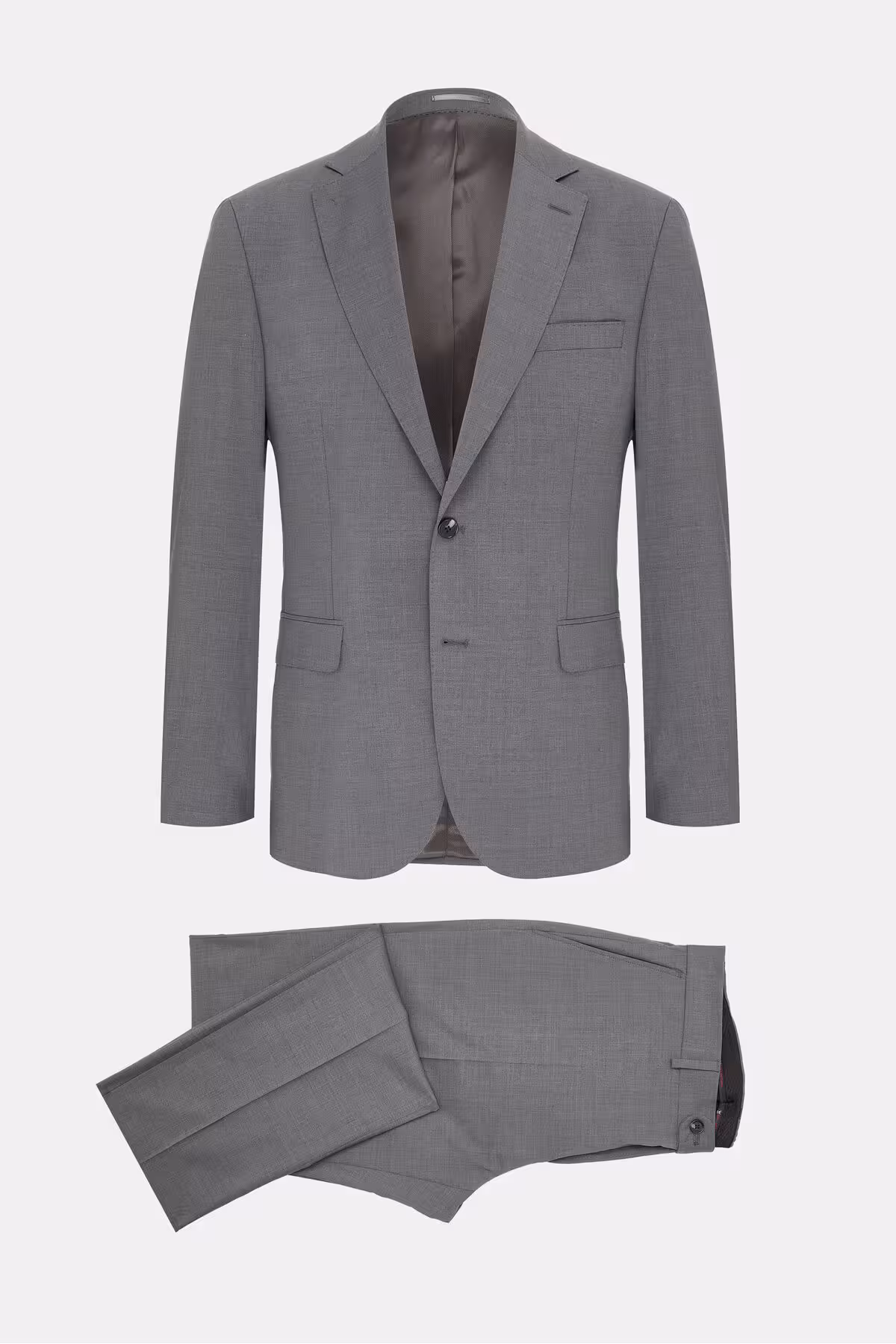 کت وشلوار مردانه و شلوار دکمه خاکستری W Collection