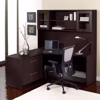 مجموعه میز تحریر و کتابخانه فوبـورو مدل چوبینکو