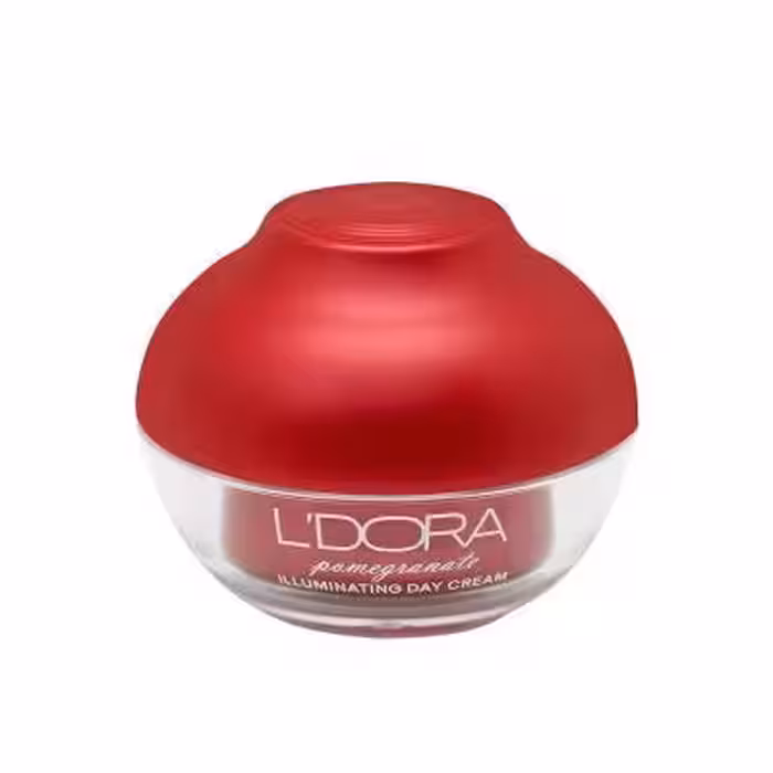 کرم روشن کننده روز صورت و گردن انار مناسب انواع پوست لدورا، 50 میلی لی