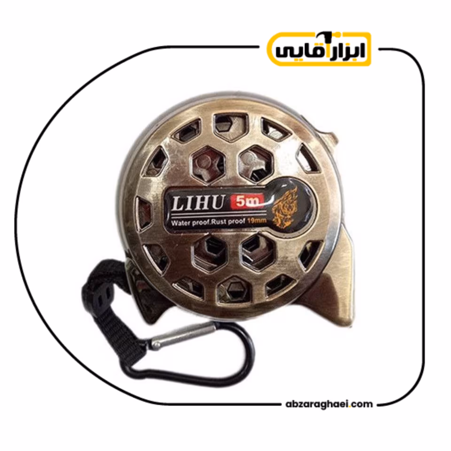 ماهی متر لیهو 5 متری نشکن ضد آب ضد زنگ تیغه 19mm استنلس استیل