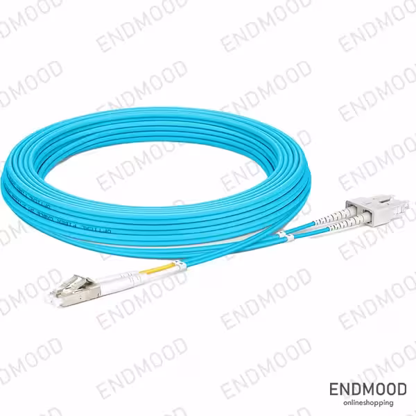 پچ کورد فیبر نوری 2 متری داپلکس Nexans OM3 SC-LC