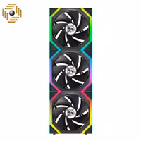 فن کیس لیان لی UNI Fan SL120 Reverse Wireless RGB Black بسته 3 عددی