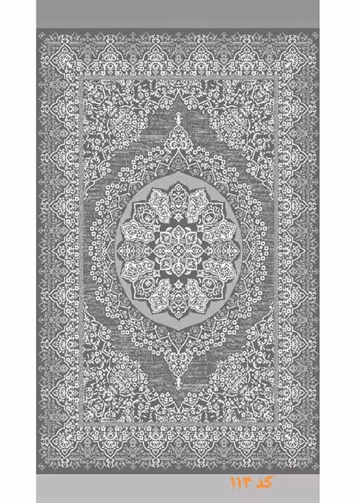 گلیم ماشینی 400 شانه آکرلیک کاشان(امکان پرداخت قسطی)-کد 113