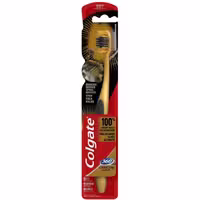 مسواک نرم ذغالی کلگیت مدل 360 Charcoal Gold
