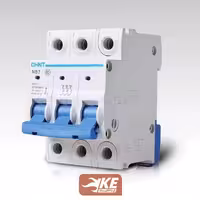 کلید مینیاتوری AC سه پل 50 آمپر 4.5kA تیپ C چینت سری NB7