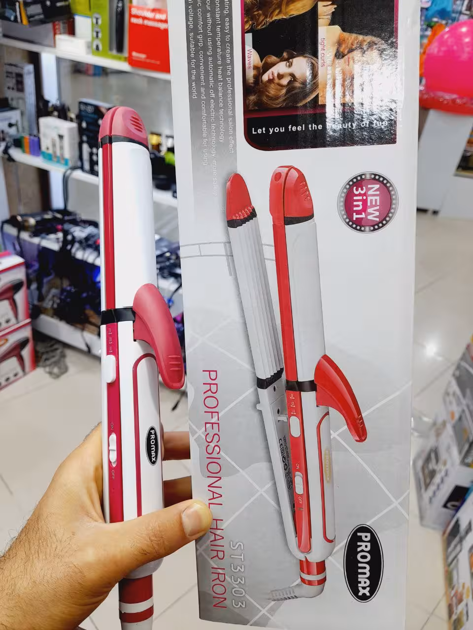 اتو مو 3 کاره پرومکس مدل PROMAX ST3303
