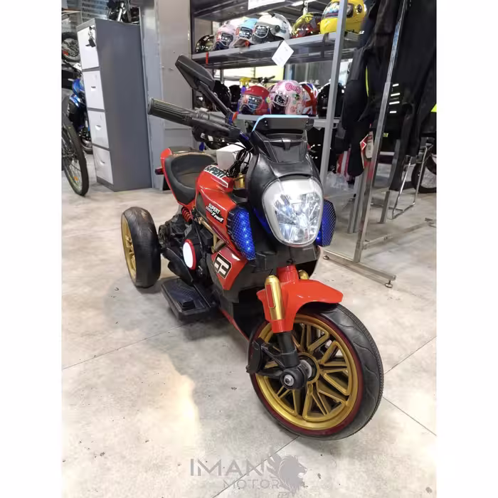 موتور شارژی سه چرخه دوکاتی قرمز Ducati