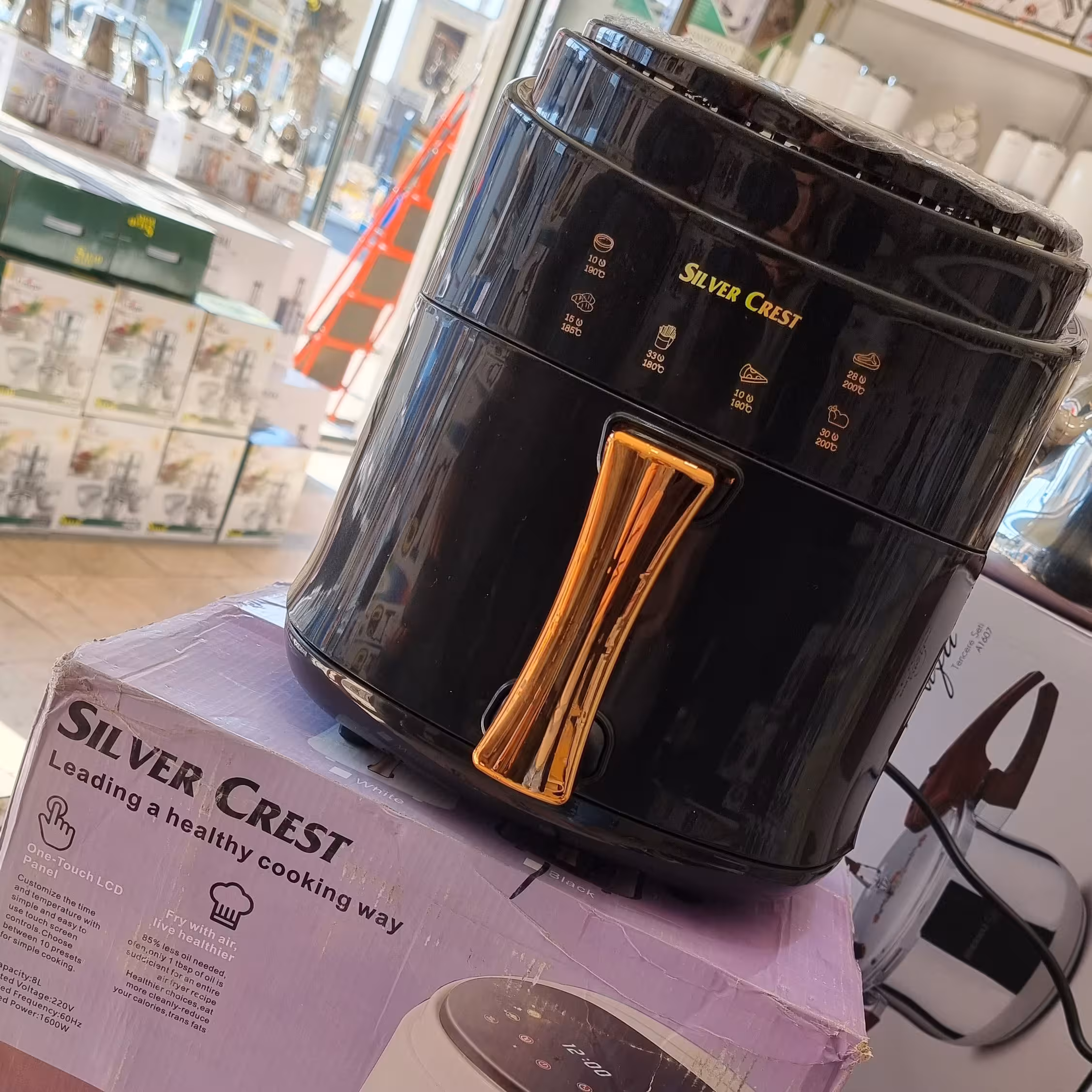 سرخکن بدون روغن رژیمی بسیااااااااااااااار عااااااااااااااالی، هشت لیتریه سیلور کرست آلمانی ( گارانتی دار)