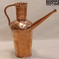 آفتابه مسی اصل طرح قدیم | آفتابه مسی دکوری دستساز زنجان | سایز 2 | مدل سنتی