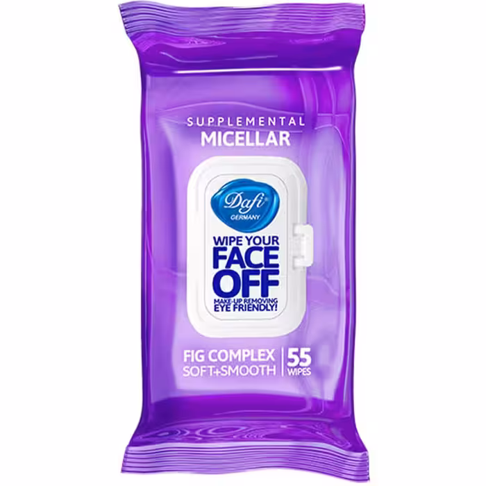 دستمال مرطوب دافی مدل Micellar بسته 55 عددی