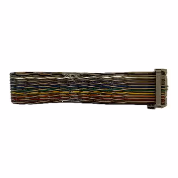 کابل فلت رنگی تویست دو سر کانکتور آی دی سی IDC 2x20 (254 میلی متر) طول 45 سانتیمتر (آلمانی)