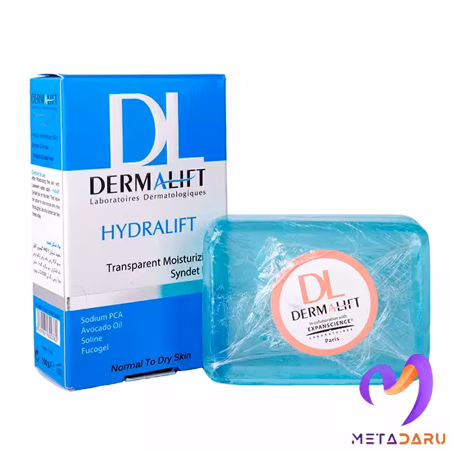 پن شفاف غیرصابونی مرطوب کننده پوست هیدرالیفت درمالیفت | Dermalift Hydralift