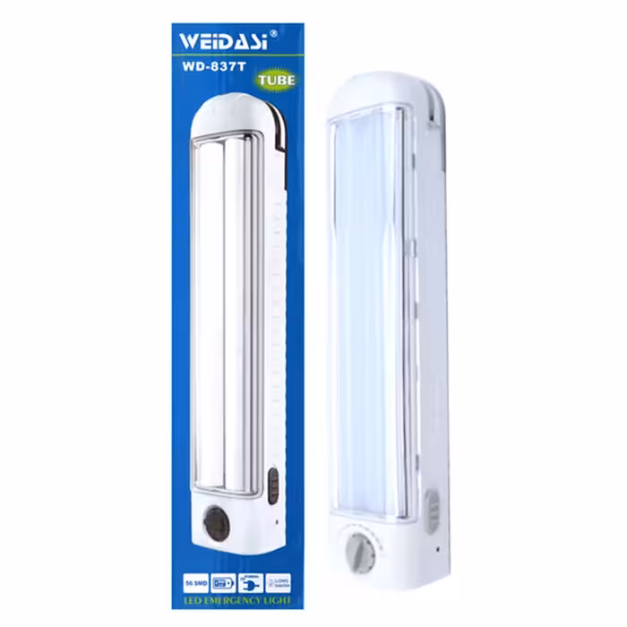 چراغ اضطراری شارژی ویداسی WEIDASI WD-837