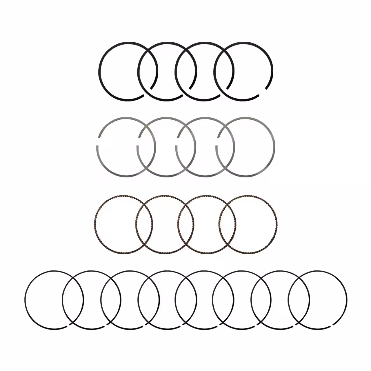 خرید مجموعه رینگ پیستون جک unico J5 | اتوموبی