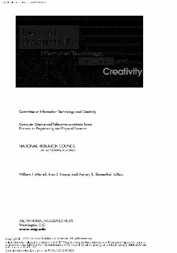 خرید و دانلود نسخه کامل کتاب Beyond Productivity Information, Technology, Innovation, an