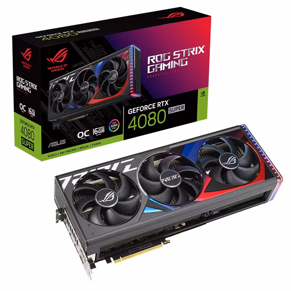 کارت گرافیک ایسوس ASUS ROG STRIX RTX 4080 SUPER OC 16GB