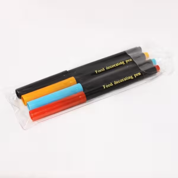 ماژیک خوراکی رنگی 4 عددی