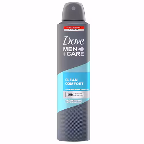 اسپری زیر بغل مردانه داو clean comfort (250 میل)