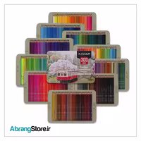 مدادرنگی 300 رنگ جعبه فلزی کالور | KALOUR Colored Pencil